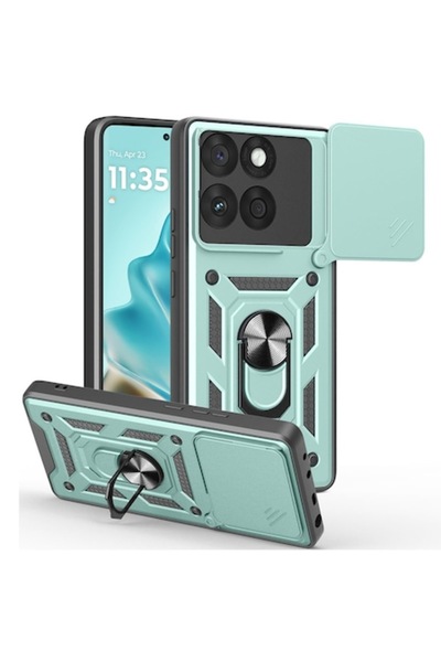 SOHO Phone Case for Motorola Edge 60/Edge 60 Fusion, F45, Polyurethane, Green