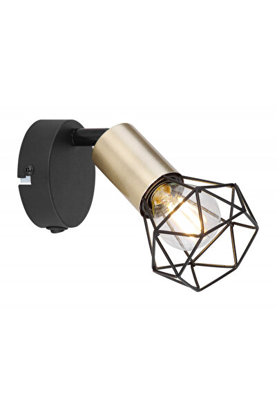 Globo Lighting Spot Xara 54802S-1AB, cu întrerupător, 1xE14, negru, IP20, Glo...