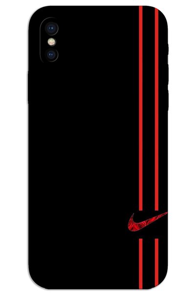 MRCİLETİSİM غطاء خلفي مطبوع بنمط HD لهاتف iPhone X / XS - Nke