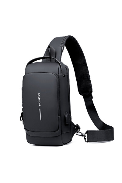 LEBLOU geantă crossbody de mână, cu suport pentru încărcare USB, buzunar anti...