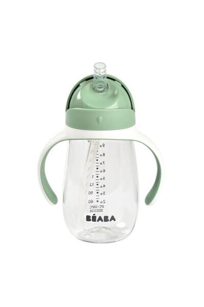 Beaba Cana cu pai din Tritan Beaba, 300 ml, Sage Green