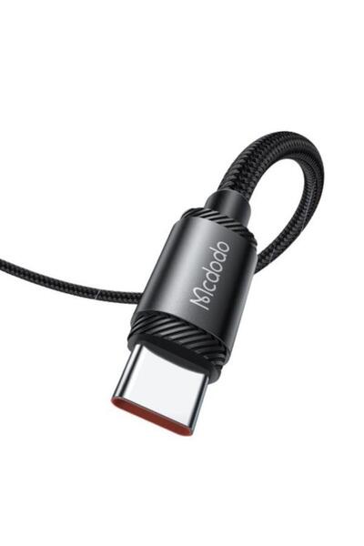 Mcdodo Cablu de încărcare super rapidă de la tip C la tip C, 240 W, 1,2 m, negru