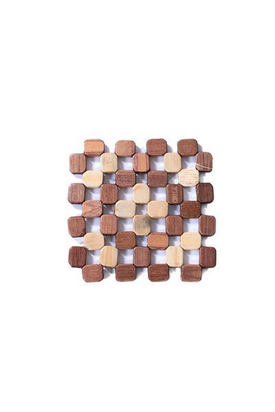 Bisbell 4Pcs Wooden Coasters,Kitchen Mats,Table Mats,BB3031