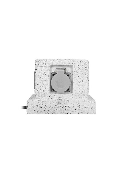 Orno Prelungitor de grădină OR-AE-13186(GS), 4 prize 2P+T Schuko, 3680 W, IP44, cablu 3 m (gri)