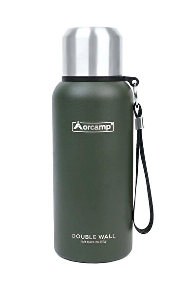 Orcamp Paslanmaz Çelik Bardaklı Ve Süzgeçli Matara Termos 500 ml
