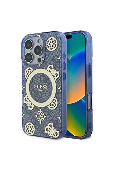 Guess Carcasă compatibilă cu iPhone 16 Pro, Sleek Defense P2971, Plastic, Alb...