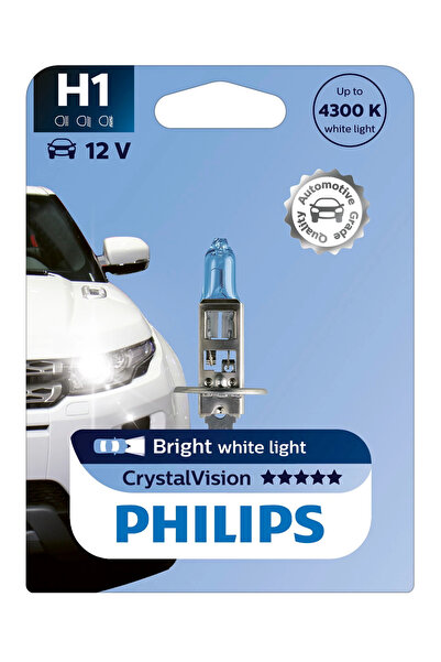 Philips H1 Model CrystalVision Halojen Far 4300Kelvin