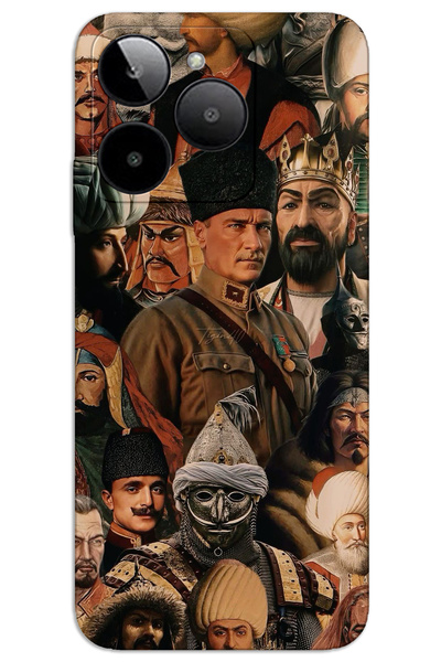 MRCİLETİSİM غطاء خلفي مطبوع بنمط HD لهاتف General Mobile GM ERA 50 - الأكبر ف...