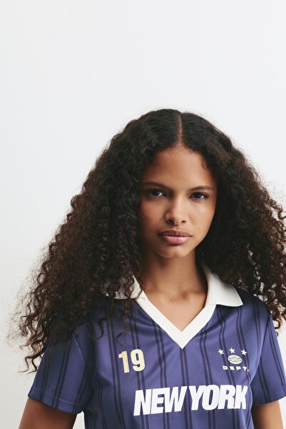 Pull & Bear New York Futbol Tişörtü