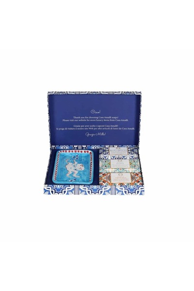 Casa Amalfi Gift set of handmade soaps Blue Maiolica, Casa Amalfi - GB02