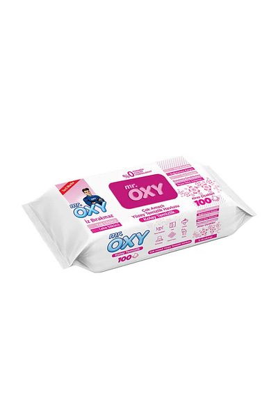 Oxy منشفة تنظيف الأسطح من مستر أوكسي، أزهار الكرز، 100 قطعة