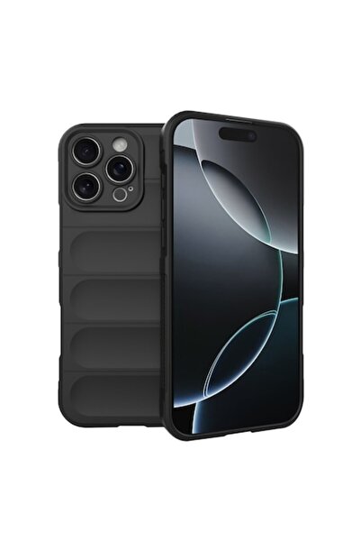 Padrino Husa Protectie pentru iPhone 16 Pro, N65, Termoplastic, Deep Dark