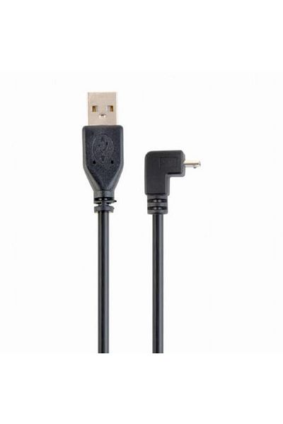 Gembird Cablu de încărcare și date CCP-mUSB 2-AMBM 90-6, USB 2.0 la Micro-USB 2.0, 1.8m, Negru