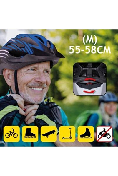 DUNLOP Helmet M 55-58 cm, Blue