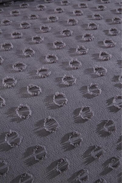 Çeyiz Diyarı Dowry Land Conical 3 Piece Double Pique Set Anthracite