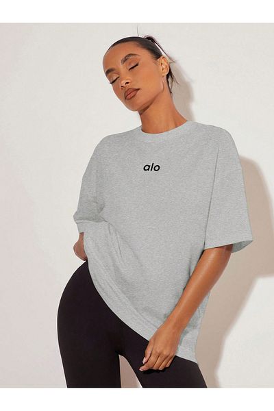 JANSO GROUP - Women's Printed Front Tshirt Oversize Large Size