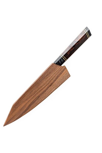 Maranc Cutitul bucatarului Bunka profesional Maranc, otel de damasc, 21 cm, M135