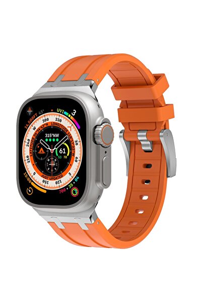 O Ozone أربطة مطاطية من السيليكون السائل لساعة Apple Watch Band 49 مم 45 مم 4...