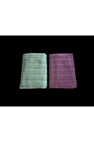 LaraLisa 2 штуки 70x140 Природна бавовняна нитка Виготовлений рушник для ванної кімнати Швидко вбирає воду Залишається м'яким протягом багатьох років