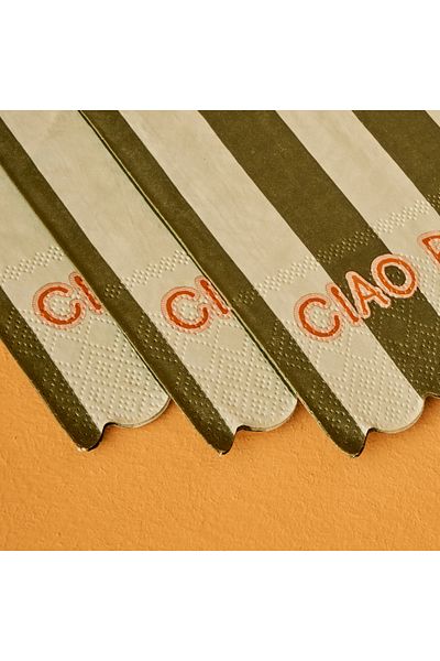 Bella Maison Line 100 Paper Napkins Green (33X39 cm)