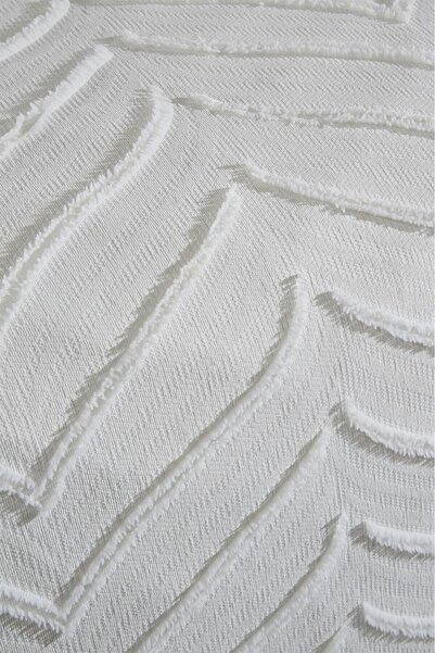 Çeyiz Diyarı Çeyiz Diyarı Sementina 3 Parça Çift Kişilik Pike Takımı Krem