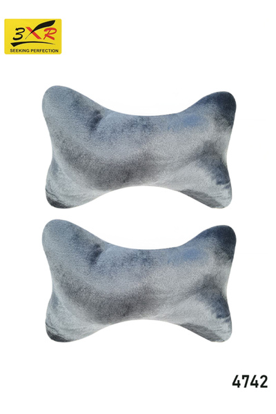 3XR Memory Foam Car Neck Rest Cushion – Ergonomic Headrest Pillow for Neck Support (2 Pieces) 4742
