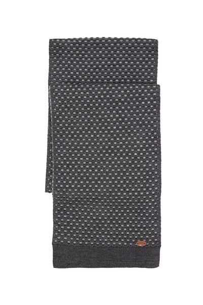 U.S. Polo Assn. Men's Gray Scarf With Pattern