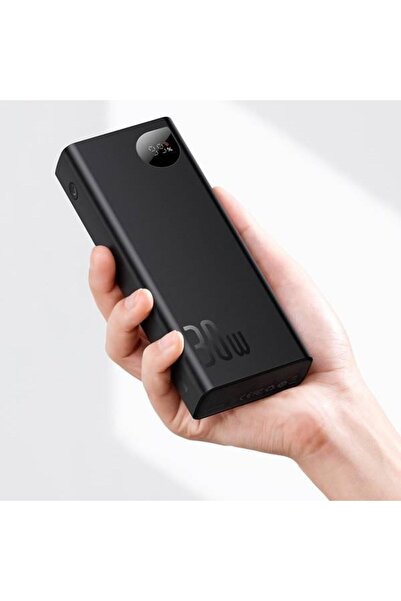 Baseus External Battery Adaman, Baseus, Power Bank 20000mAh, 3x USB USB-C QC 3.0 PD, compatible with SAMSUN