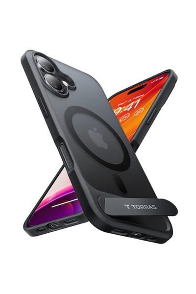 CLOUD Husa pentru iPhone 16, Y77, Policarbonat, Black