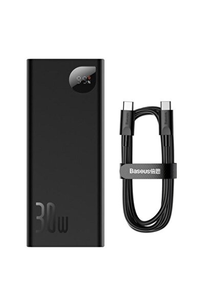 Baseus External Battery Adaman, Baseus, Power Bank 20000mAh, 3x USB USB-C QC 3.0 PD, compatible with SAMSUN