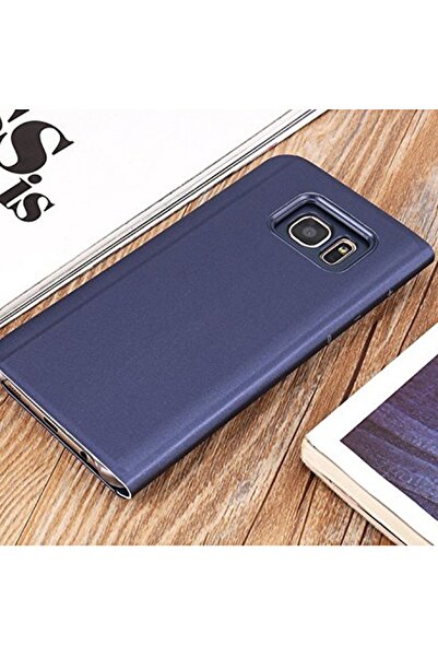 GERICOM Flip Cover for Samsung Galaxy S7 Edge, Blue, PC+PU Leather, Detachable Stand