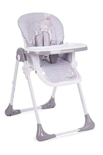 Kikka Boo Scaun de masa pentru copii Sweet Nature Grey Deer cu inaltime regla...