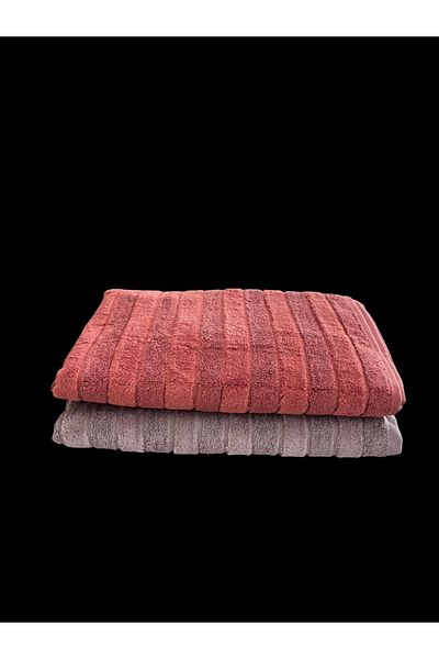 LaraLisa 2Pcs 70X140 Bath Towels Made of Natural Combed Cotton Thread Absorb Water Quickly Stay Soft for Long Years