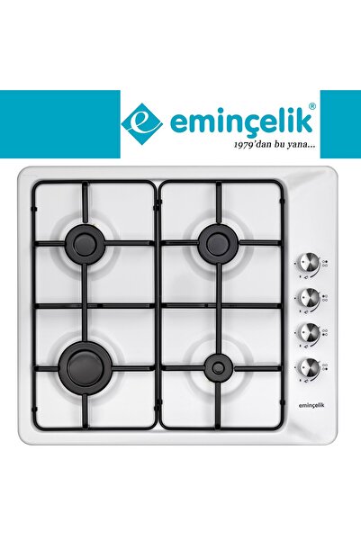 Ferre & Eminçelik Beyaz Ankastre Set ( QBL62CB + EMİNÇELİK 3140 WE60 31 221 NG EMAYE OCAK + D087 )