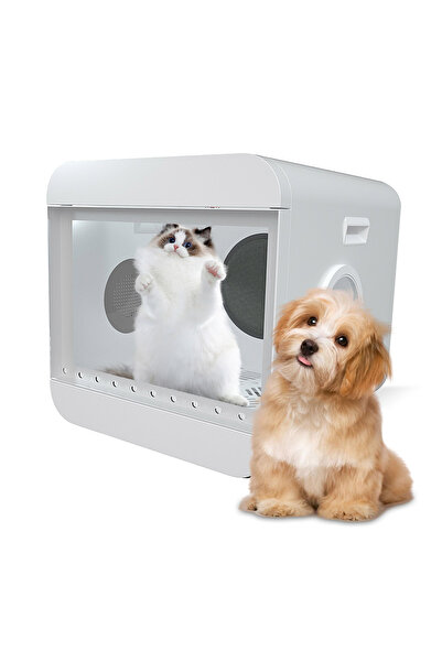 KidLe صندوق تجفيف شعر الحيوانات الأليفة الأوتوماتيكي للقطط والجراء وفرن تجفيف...