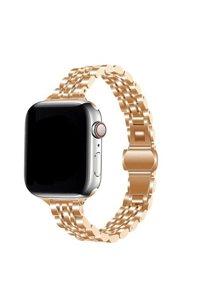 O Ozone أحزمة معدنية رفيعة لساعة Apple Watch Band 42 مم و44 مم و45 مم و49 مم ...