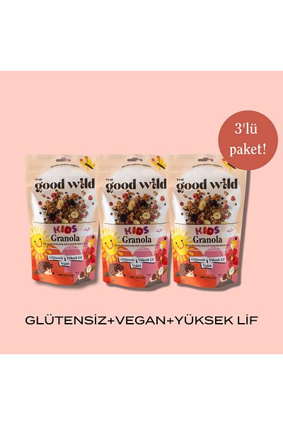 THE GOOD WİLD Kids Granola 3-Piece Advantage Pack
