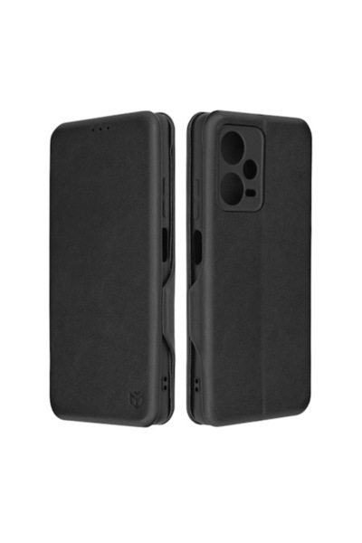 OEM Husă pentru Xiaomi Redmi Note 12 Pro Techsuit Safe Wallet Plus, Neagră