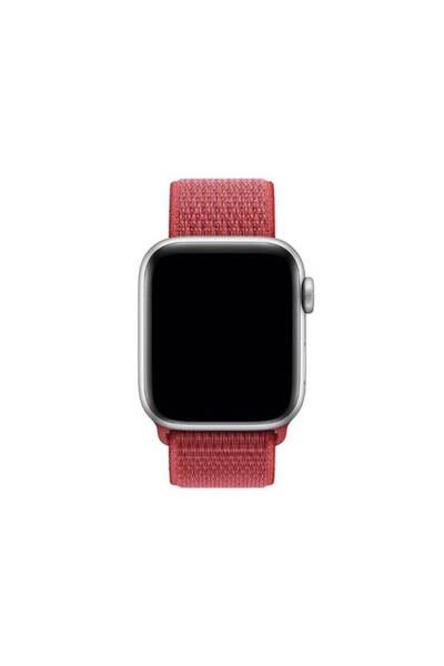 Bibilel Curea pentru Apple Watch, 38-40mm, Textil, Rosu