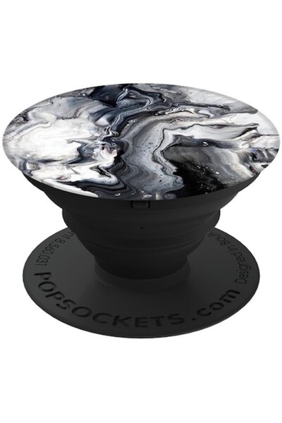 popsocket Suport telefon, S63, plastic dur, marmură fantomă