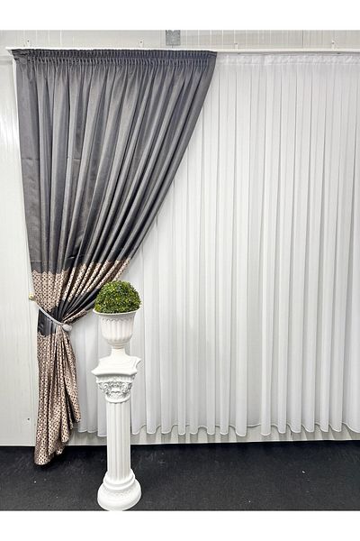 Metropolitan Concept Byblos drapery, worked on 10 cm wide rejansa