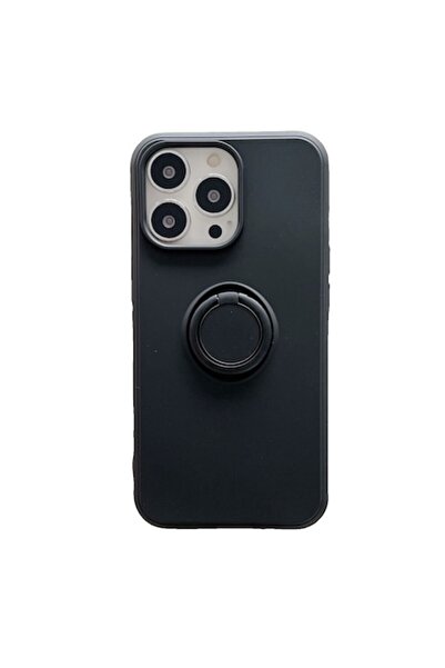 Danex Carcasă de protecție cu inel din silicon lichid pentru Samsung Galaxy A71 - Neagră