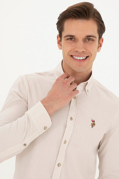 U.S. Polo Assn. Slim fit shirt with button-down collar