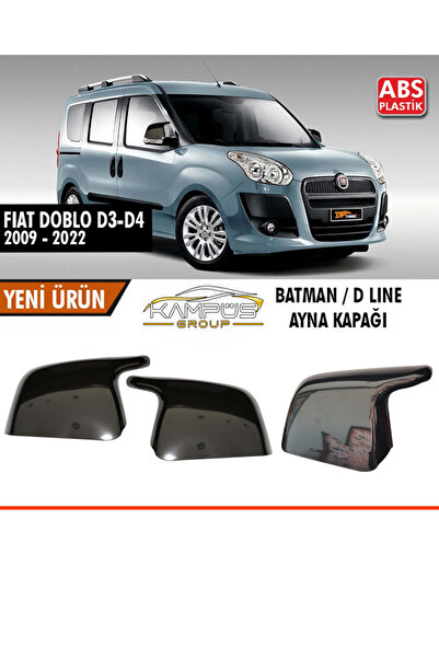 CARFACE Fiat Doblo D3/d4 (2010-2015/2015-2021) Uyumlu Batman Yarasa Ayna Kapağı