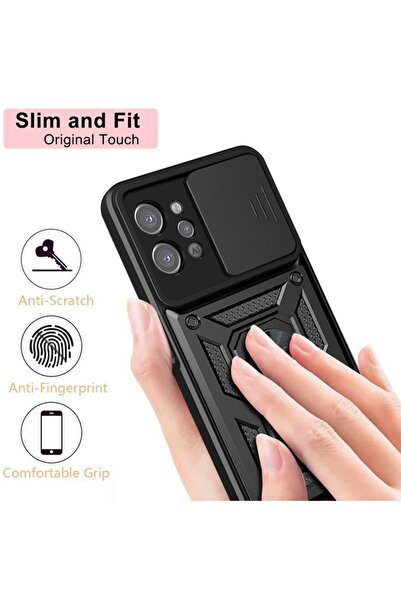 OEM Case for Realme C31, Polyurethane, Black