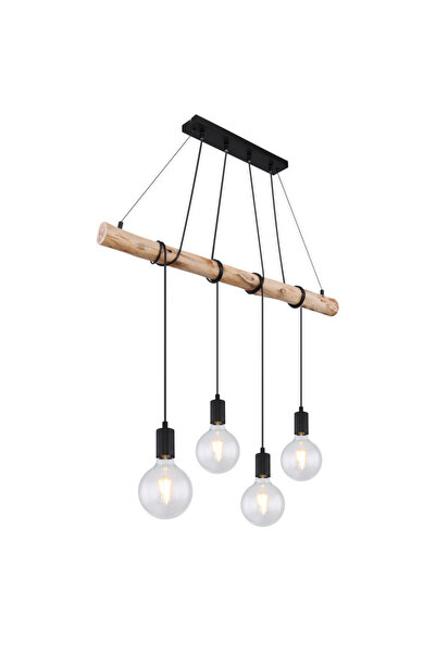Globo Lighting Candelabru Auston 15439-4, 4xE27, negru+, IP20, Globo
