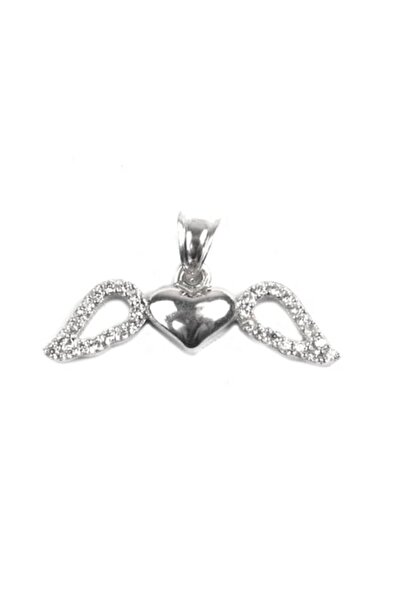 Flo Pandantiv Jolie Silver Argint 925 Model Inima cu Aripi Pietre Zirconiu 25...