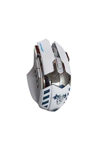 Banda Mouse Optic Gaming Pro 6D, USB interface, LED, 800 - 3200 DPI, Silver White