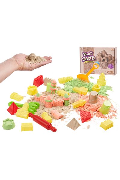 OEM Magic sand set, Shapes and accessories included, +3 years, 750 g, Multicolor