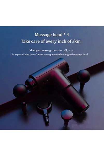 BiTec Aparat de masaj BiTec® cu Vibromasaj Profesional, 4 capete interschimbabile